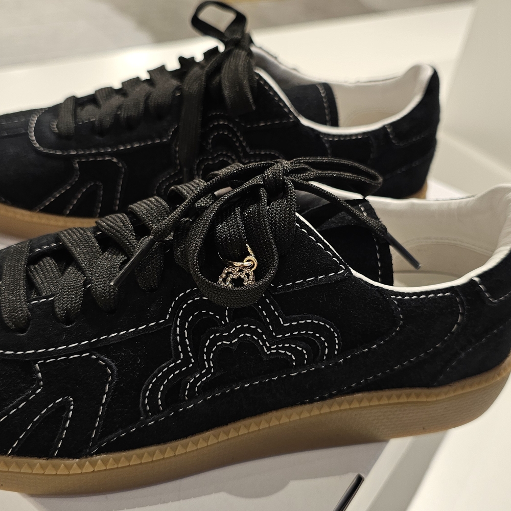 Brand NEW suede and leather Maje Sneakers Size 38 (7.5)